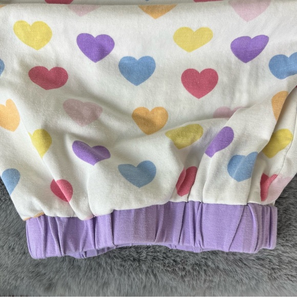 Monica + Andy Soft Touch Hearts Print Sleeping Gown - 3-6M - Picture 5 of 9